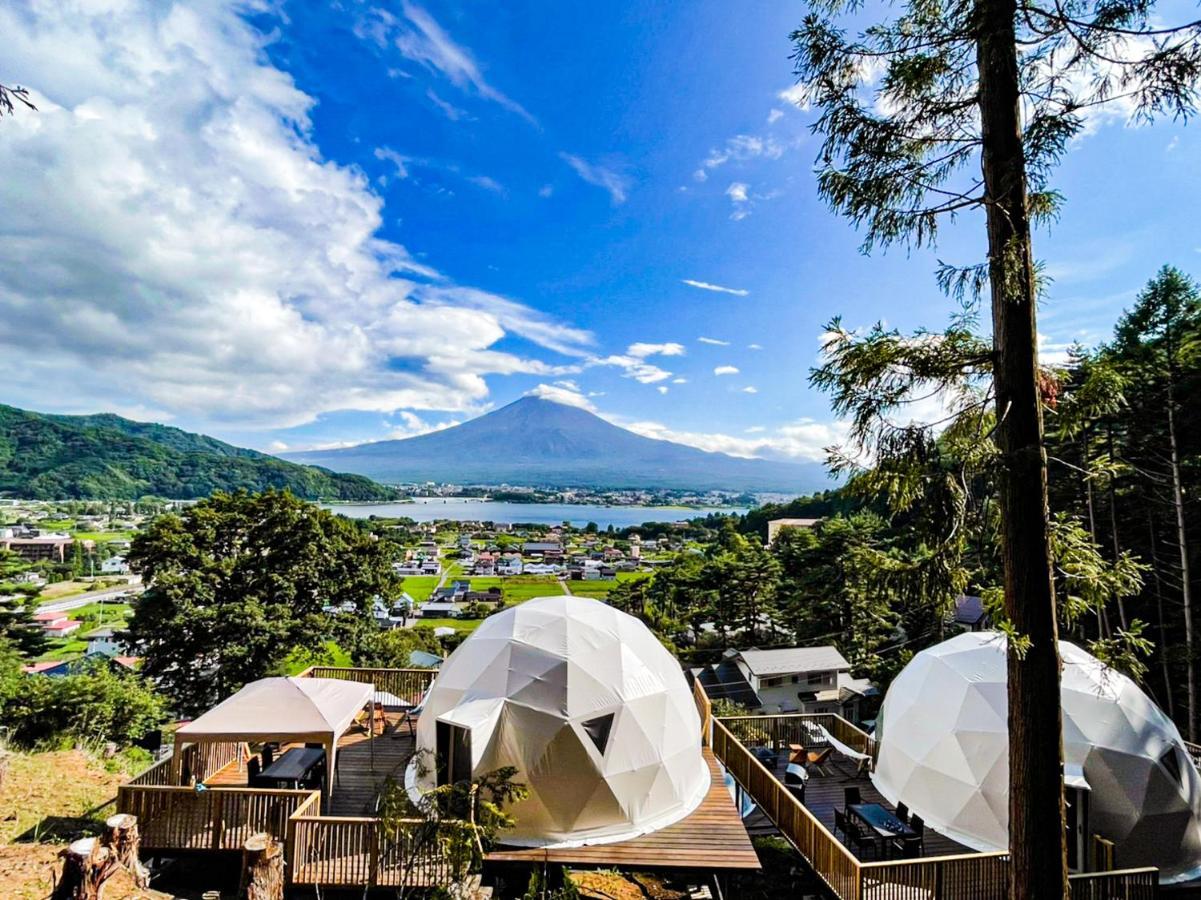 Mt.Fujiグランピングテラス　嶺乃華 Hotel ฟูจิคาวากุจิโกะ ภายนอก รูปภาพ
